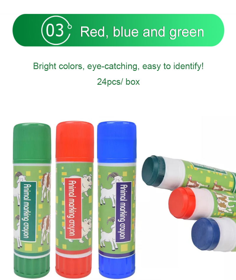 animal marking crayon