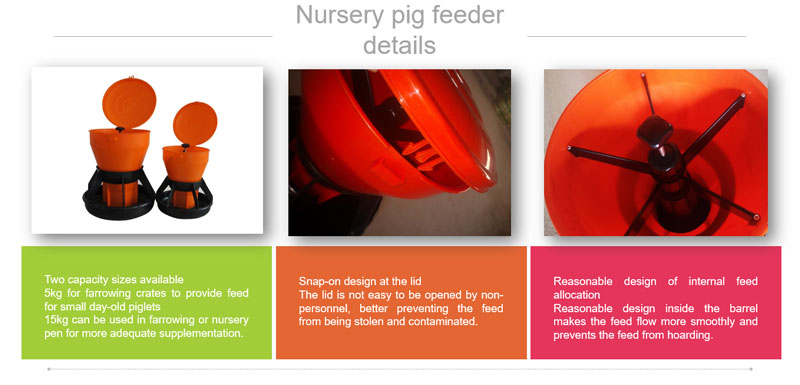 Nursery pig feeder