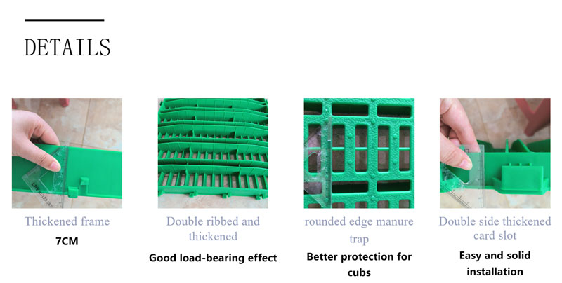 goat plastic slatted floor