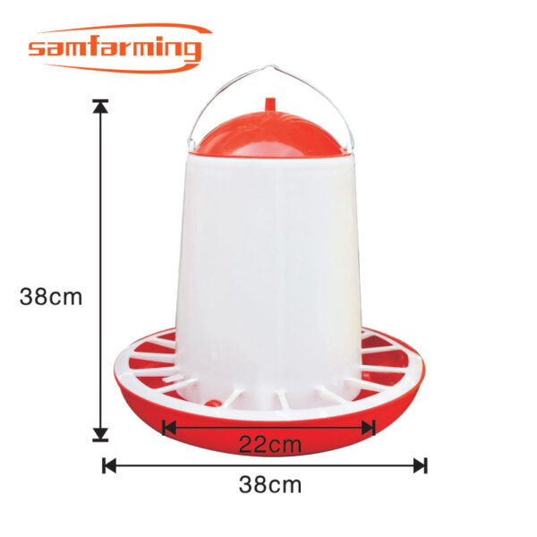 plastic chicken feeder